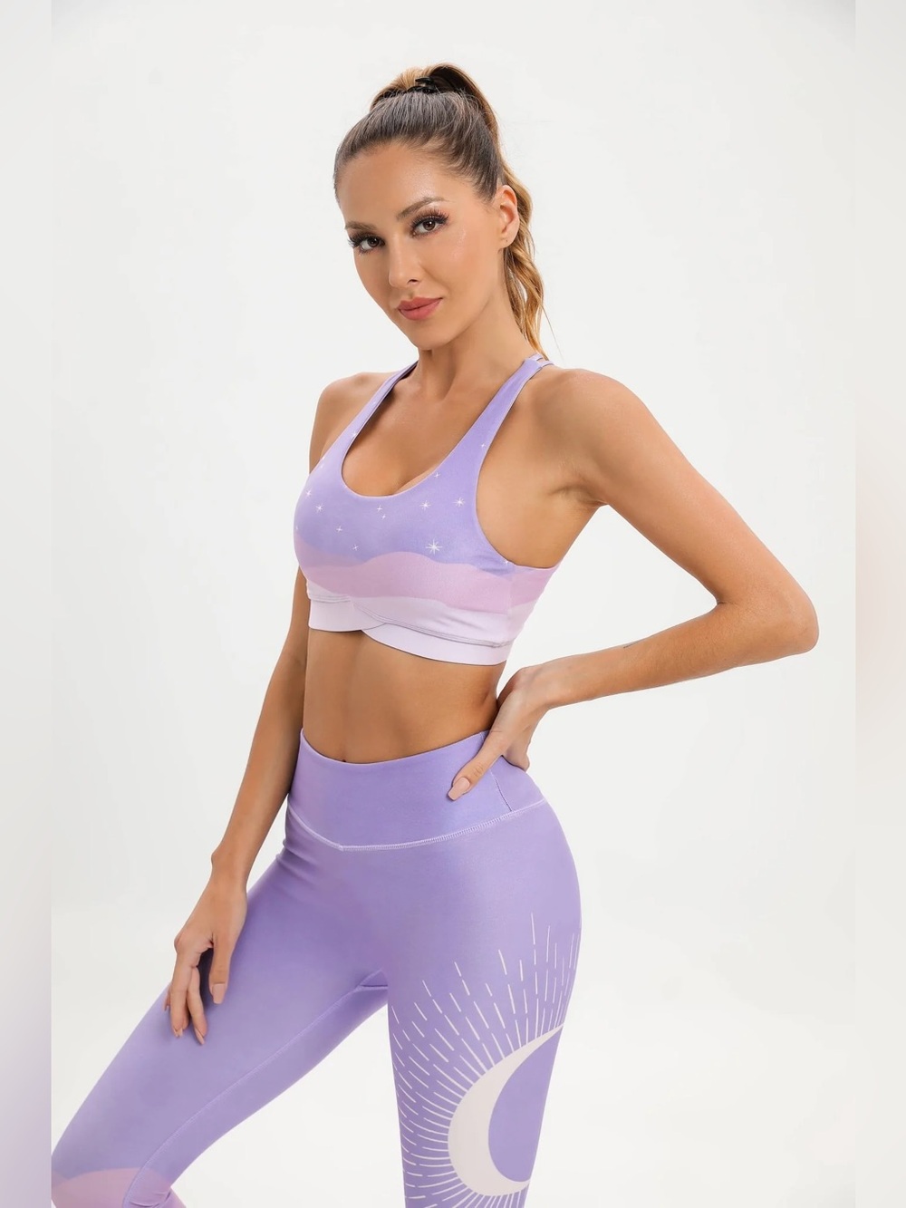 SILVERWIND Violet Moonlight Strappy Sports Bra